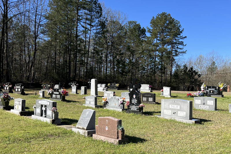 Church cemetery